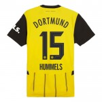 Günstige Fußballtrikots Borussia Dortmund Hummels 15 Heimtrikot 2024-25 Kurzarm
